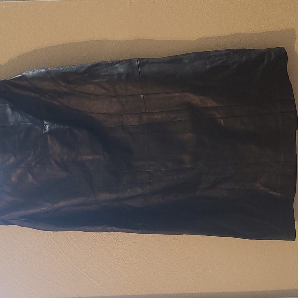 Genuine Leather Skirt